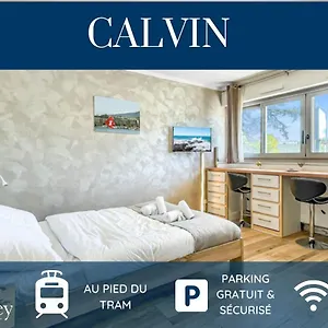  Appartement Homey Calvin - New / Free Parking / Proche Tram